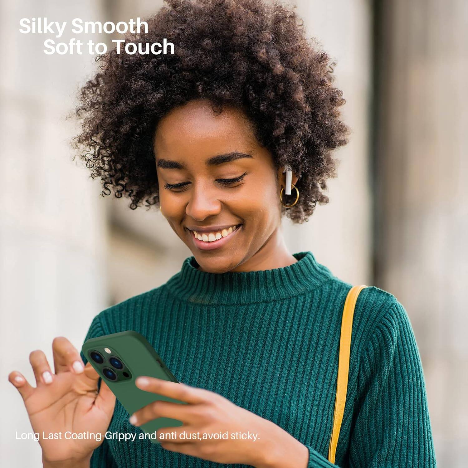 Silky Smooth Soft to Touch

Long Last Coating-Grippy and anti dust, avoid sticky.