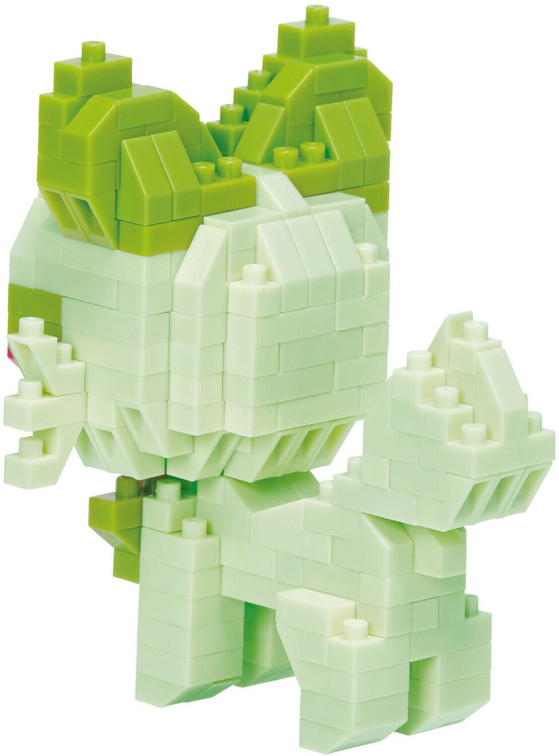 Alt View 3. Bandai - Nanoblock - Pokemon RS Series - Sprigatito Building Kit   - COLLECTIBLES - Multicolor.