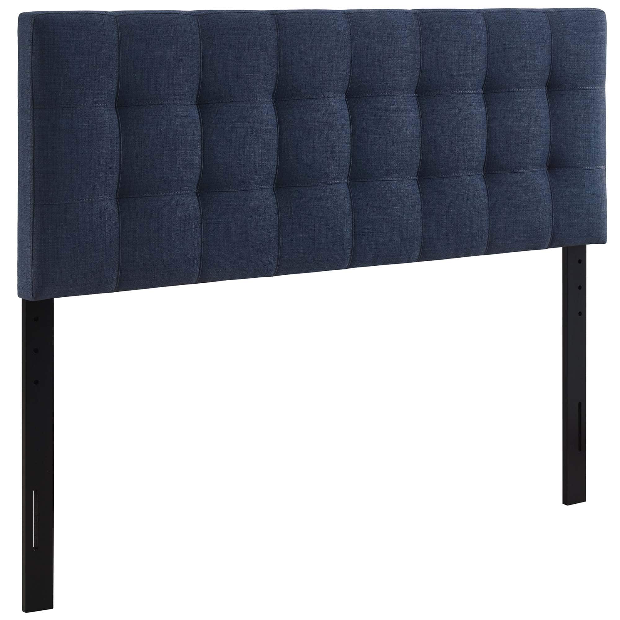 Lily Upholstered Fabric Full Headboard by Modway - Blue