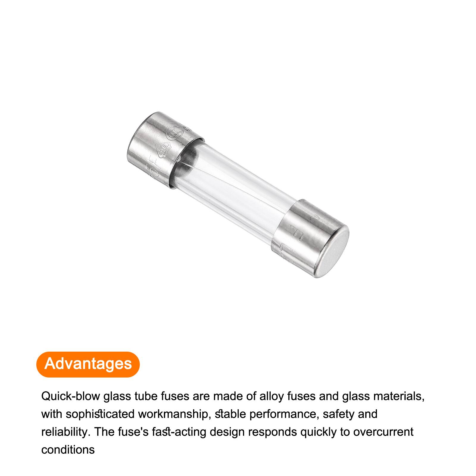 Advantages

Quick-blow glass tube fuses are made of alloy fuses and glass materials, with sophisticated workmanship, stable performance, safety and reliability. The fuse's fast-acting design responds quickly to overcurrent conditions
