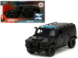 Agency SUV Matt Black "Fast X" (2023) Movie "Fast & Furious" Series 1/32 Diecast Model Car by Jada - Matte Black