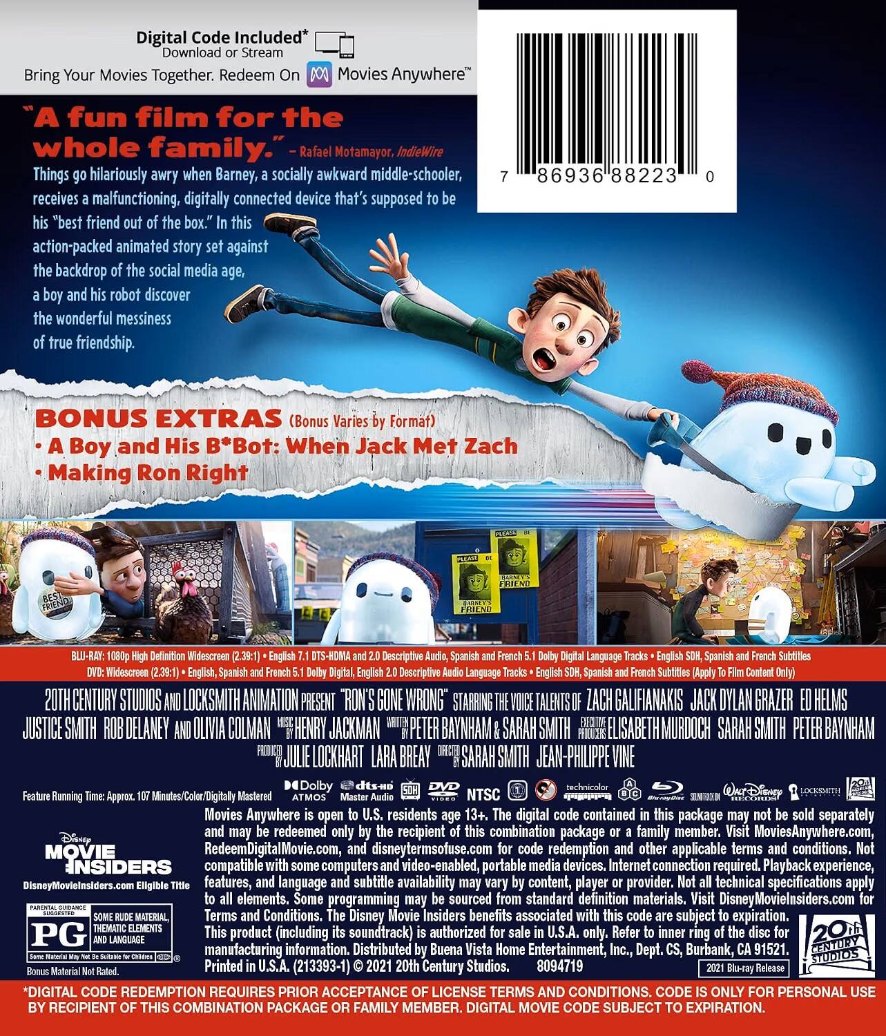 Alt View 1. Ron's Gone Wrong   - BLU-RAY.