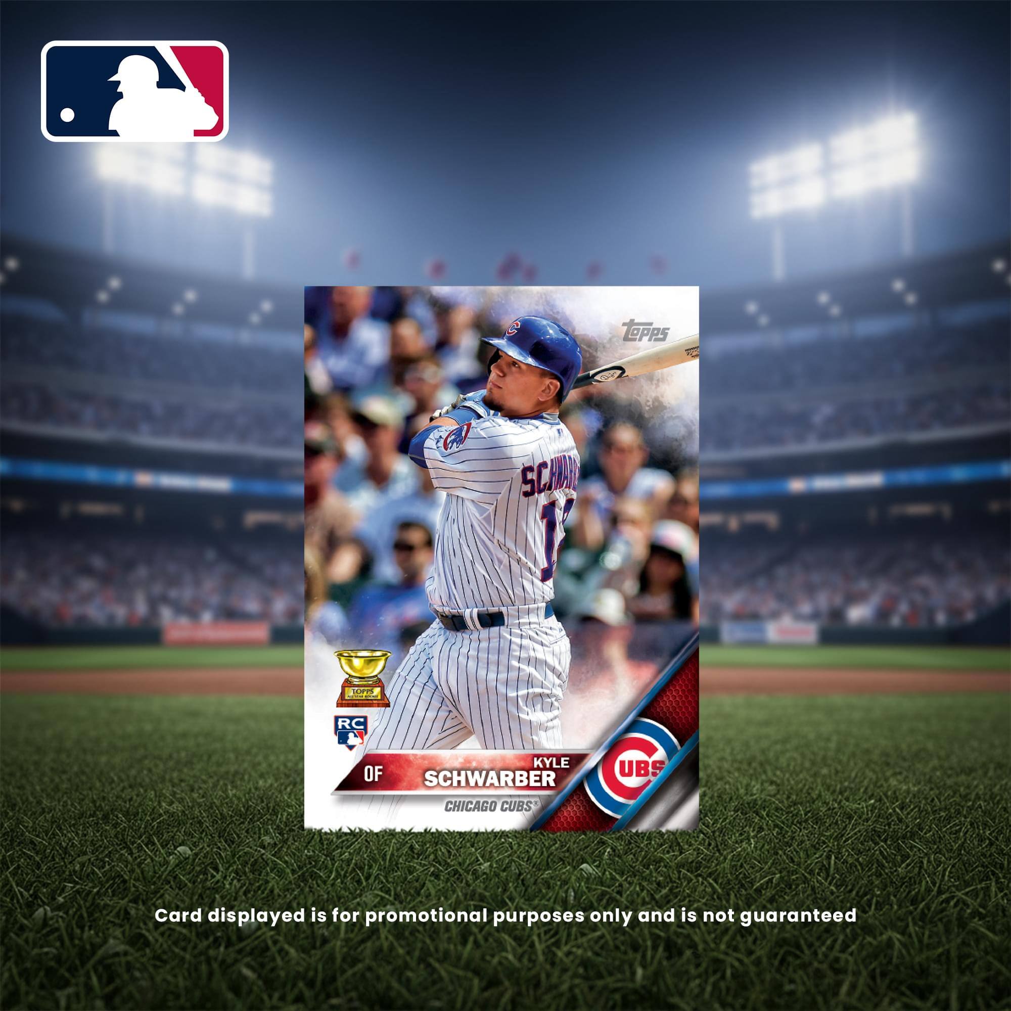 TOPPS a SCHWARBER OF CHICAGO CUBS Card displayed is for promotional purposes only and is not guaranteed