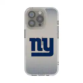 Keyscaper - NFL - New York Giants Linen Logo iPhone Clear Case - 16e - Multicolor