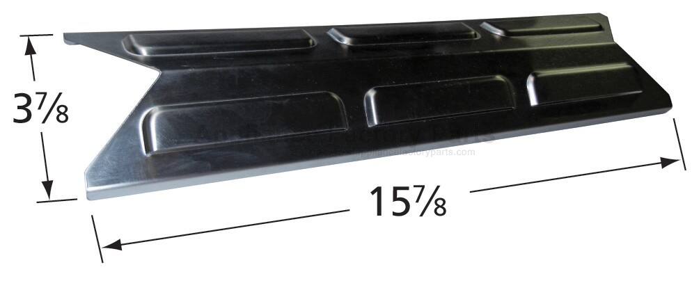 Music City Metals - MCM969664176 heat plate, ss, 15.875 x 3.875; Landmann price history on PriceWatchPro