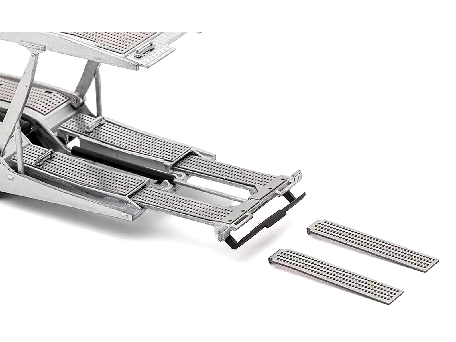 Angle. GCD - Mercedes-Benz Actros Auto Transporter Black 1/64 Diecast Model by GCD - Black.