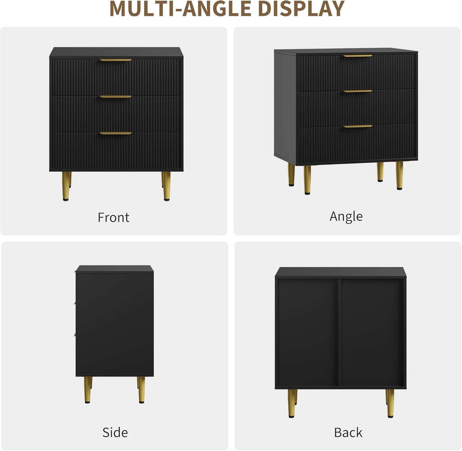 MULTI-ANGLE DISPLAY

Front

Angle

Side

Back