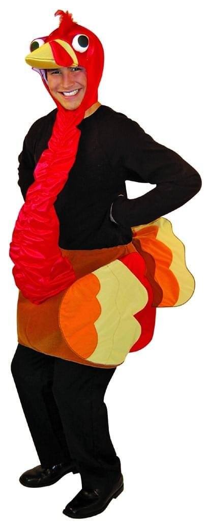 Rasta Imposta - Lightweight Turkey Costume Adult One Size - Brown