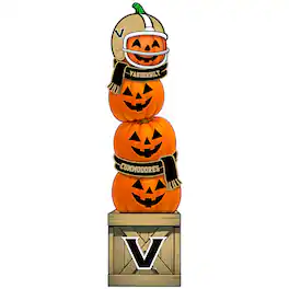 Fan Creations - Vanderbilt Commodores 31" Stacked Pumpkin Leaner - Multicolor