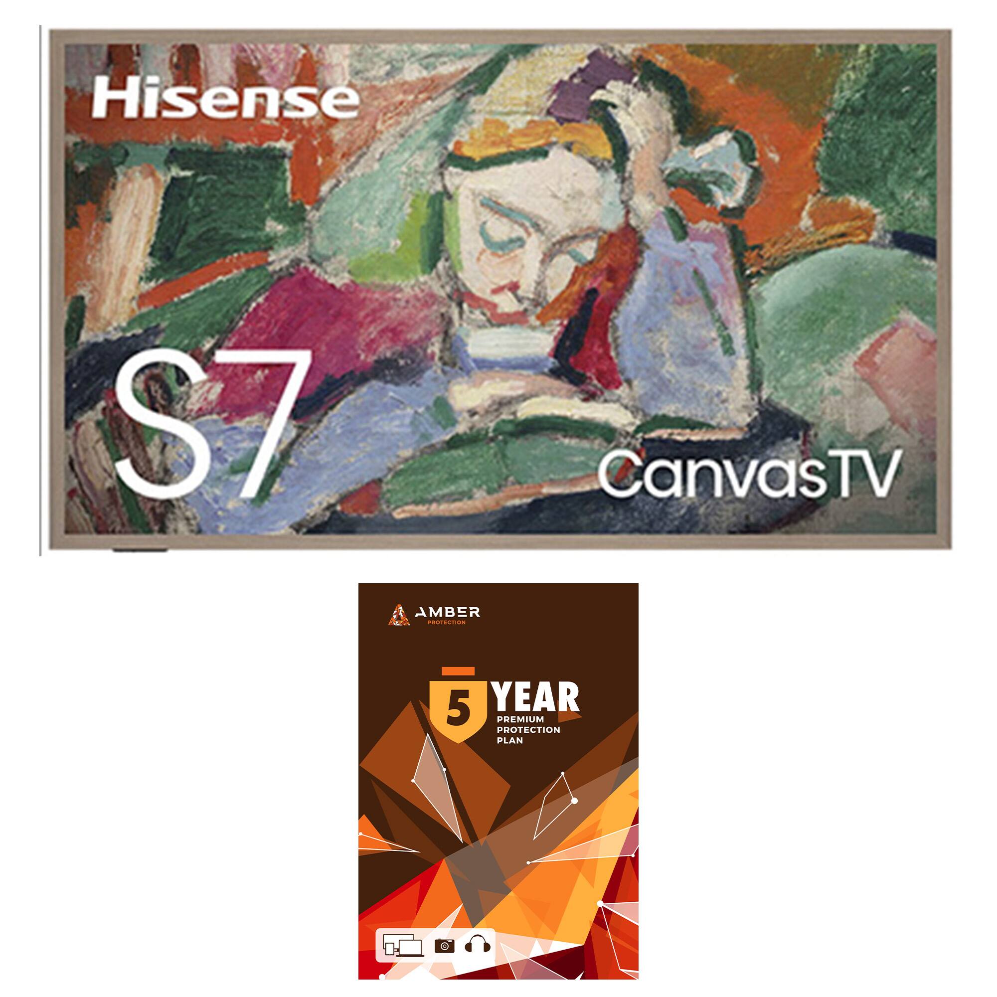 Hisense S7 Canvas TV  
AMBER PROTECTION  
5 YEAR PREMIUM PROTECTION PLAN