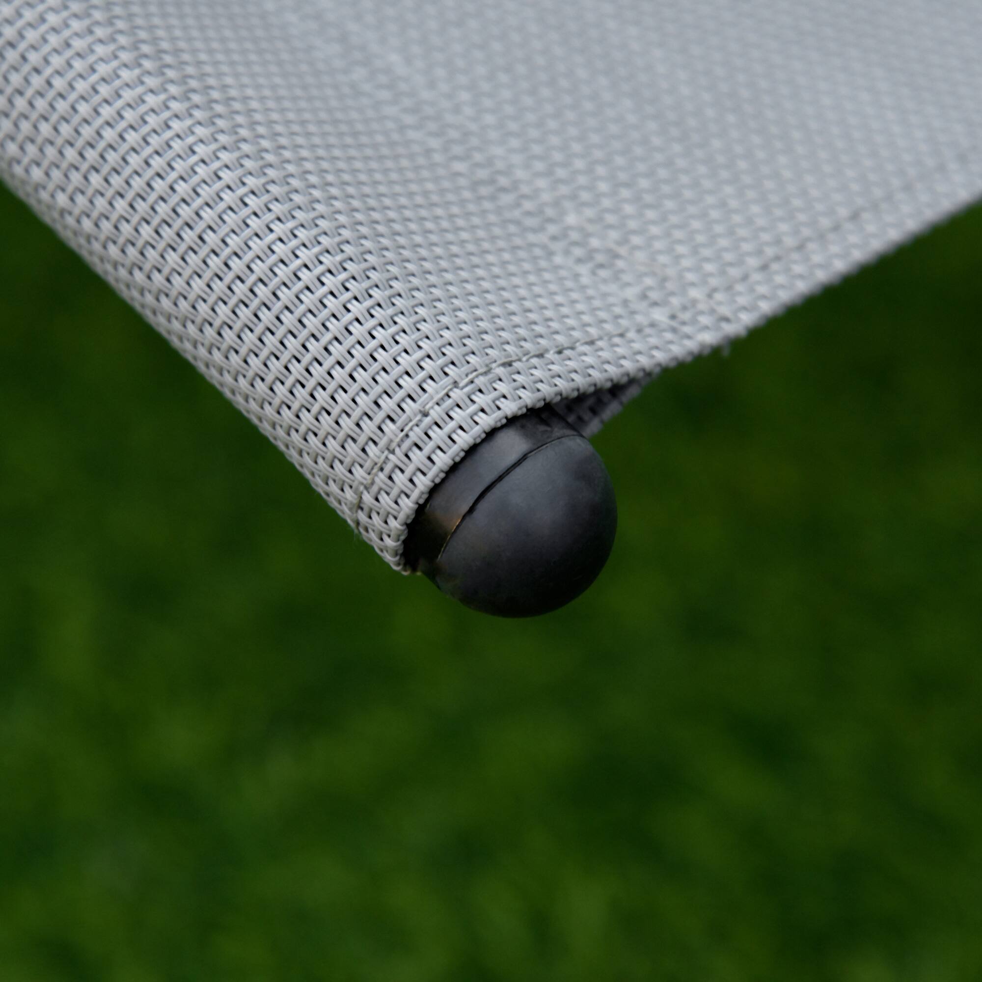 Alt View 5. Outsunny - Rocking Chair, Zero Gravity Patio Chaise Sun Lounger, Outdoor Rocker, UV Water Resistant, Pillow for Sunbathing, Lawn - Gray.