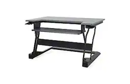 Ergotron - 33-397-085 WorkFit-T Sit-Stand Desktop Workstation Stand - Black