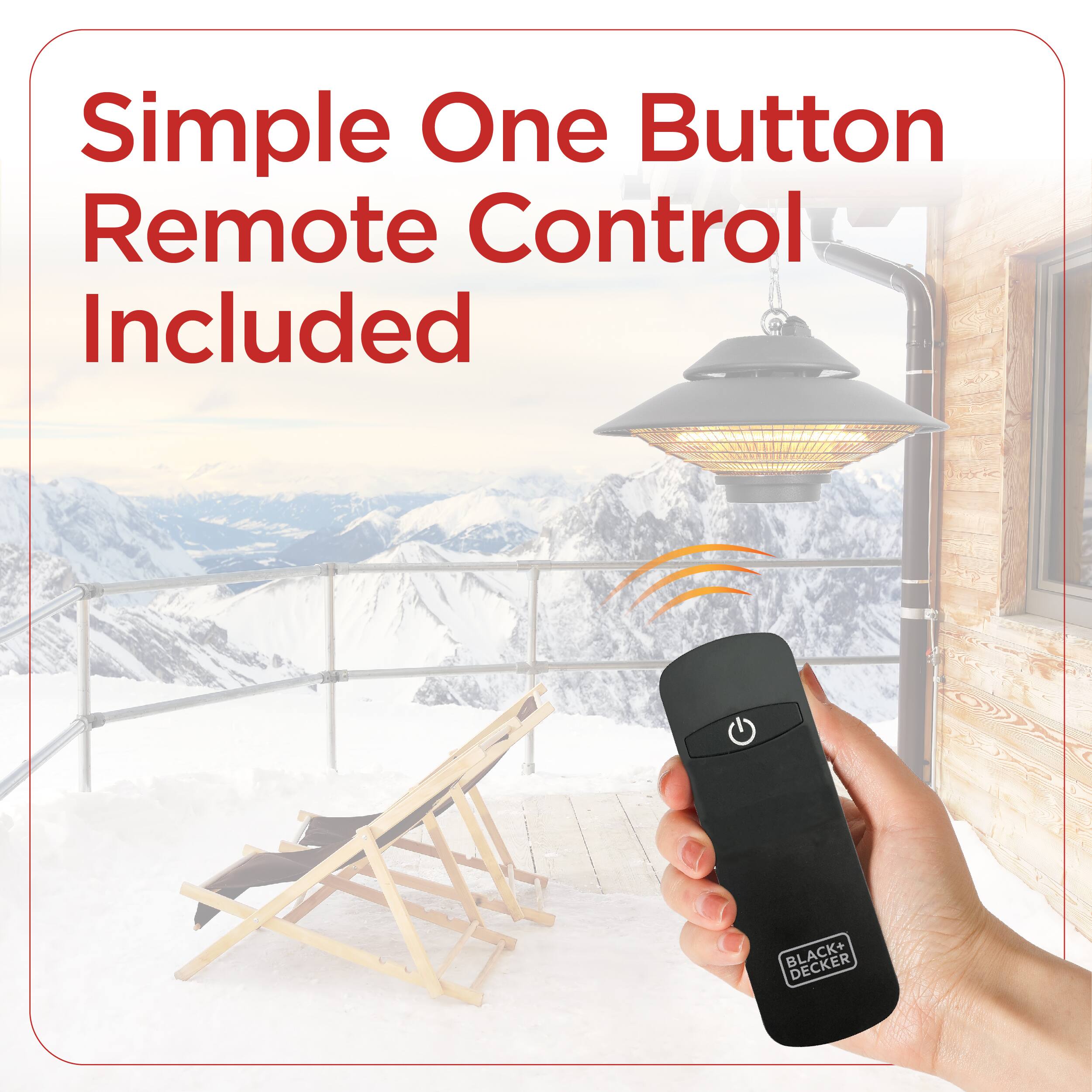 Simple One Button Remote Control Included DECKER