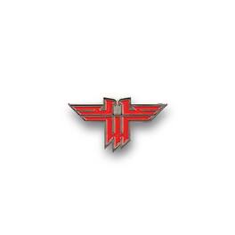 Just Funky - Wolfenstein New Colossus Metal Enamel Collector Pin| Collector’s Edition - Red