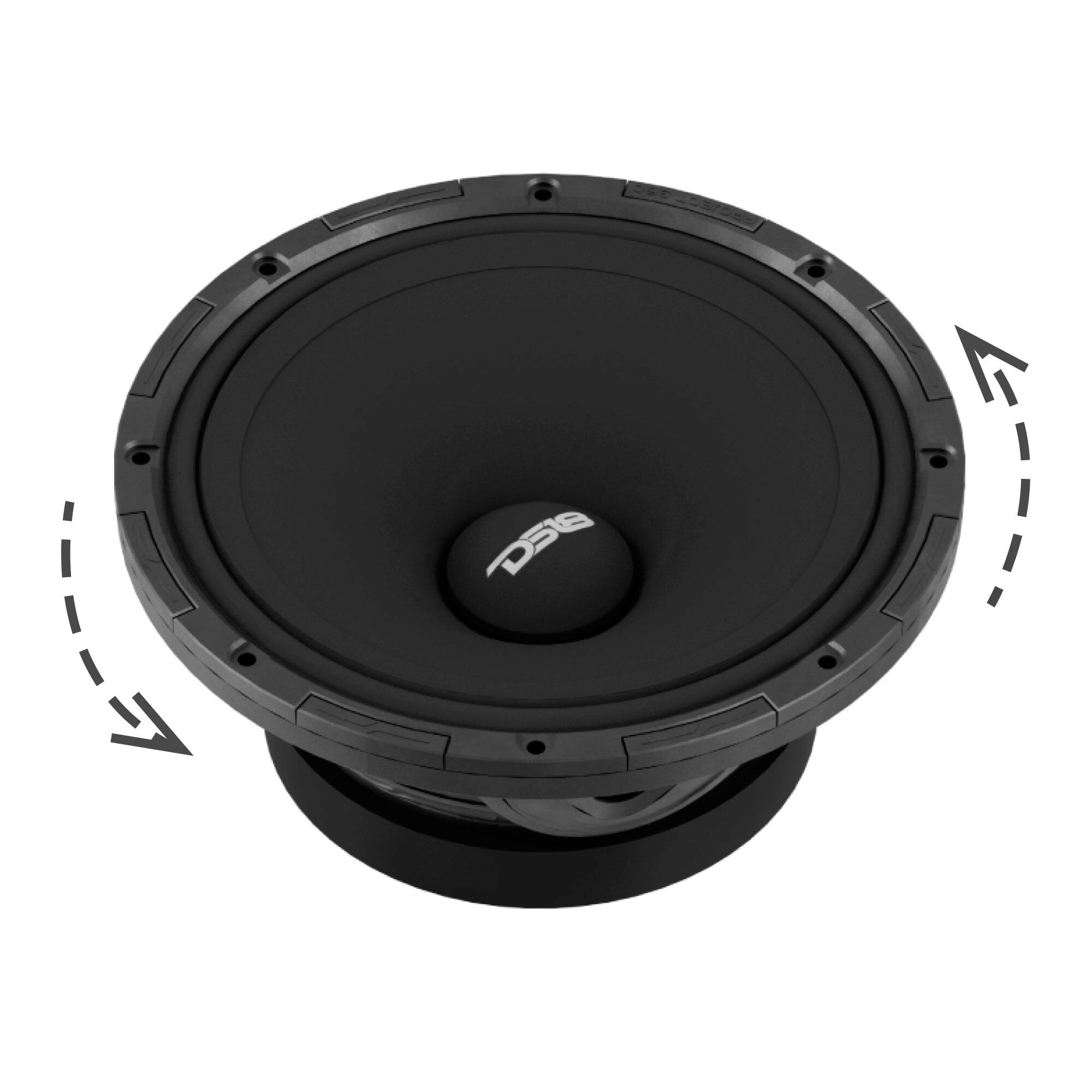 Alt View 2. DS18 Audio - PROJECT360 8" Loudspeaker, 300W RMS 4-Ohm.