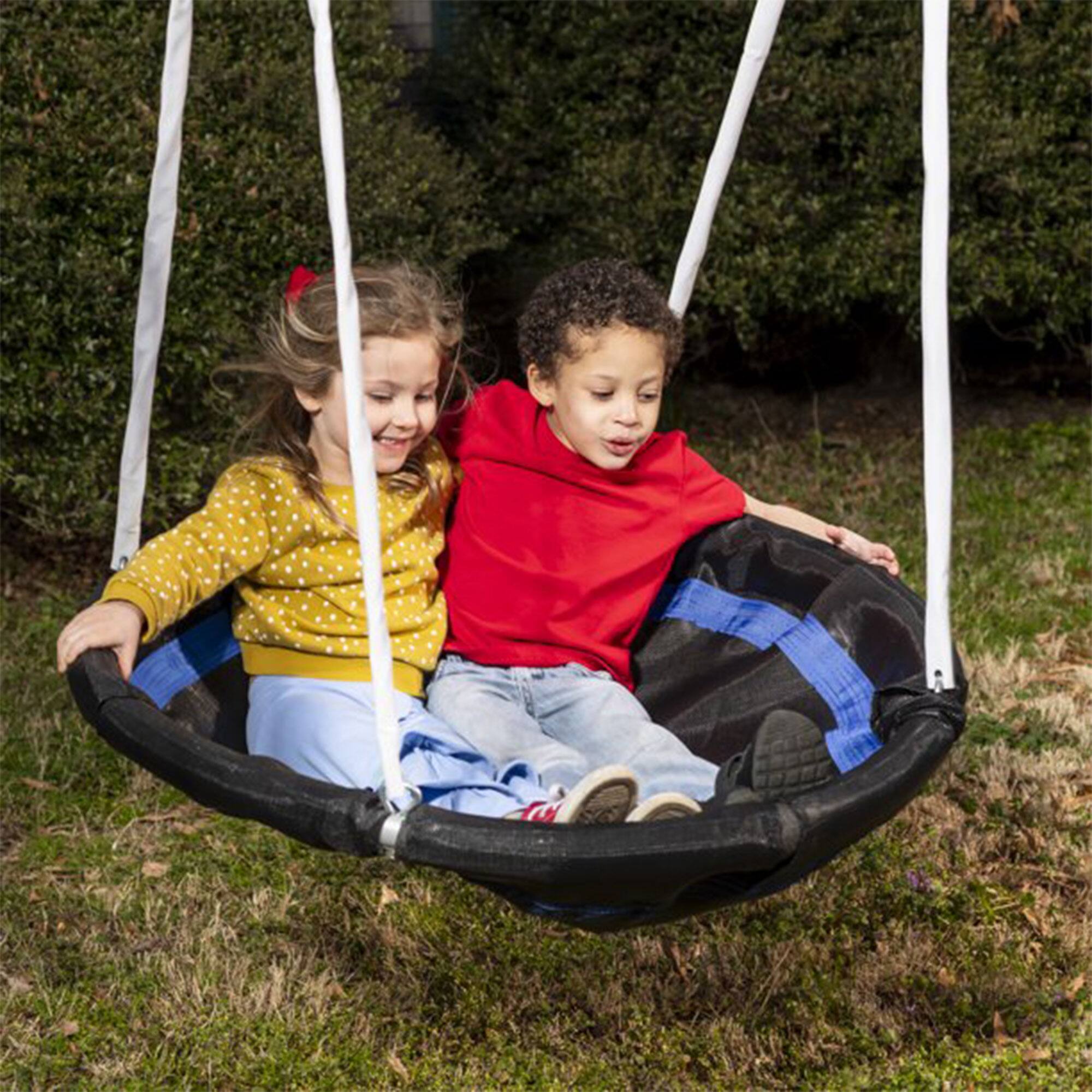 Alt View 2. XDP Recreation - XDP Recreation Freedom Fun Play Swing Set w/See Saw, Super Disc, Swings, & Slide - Multicolor.