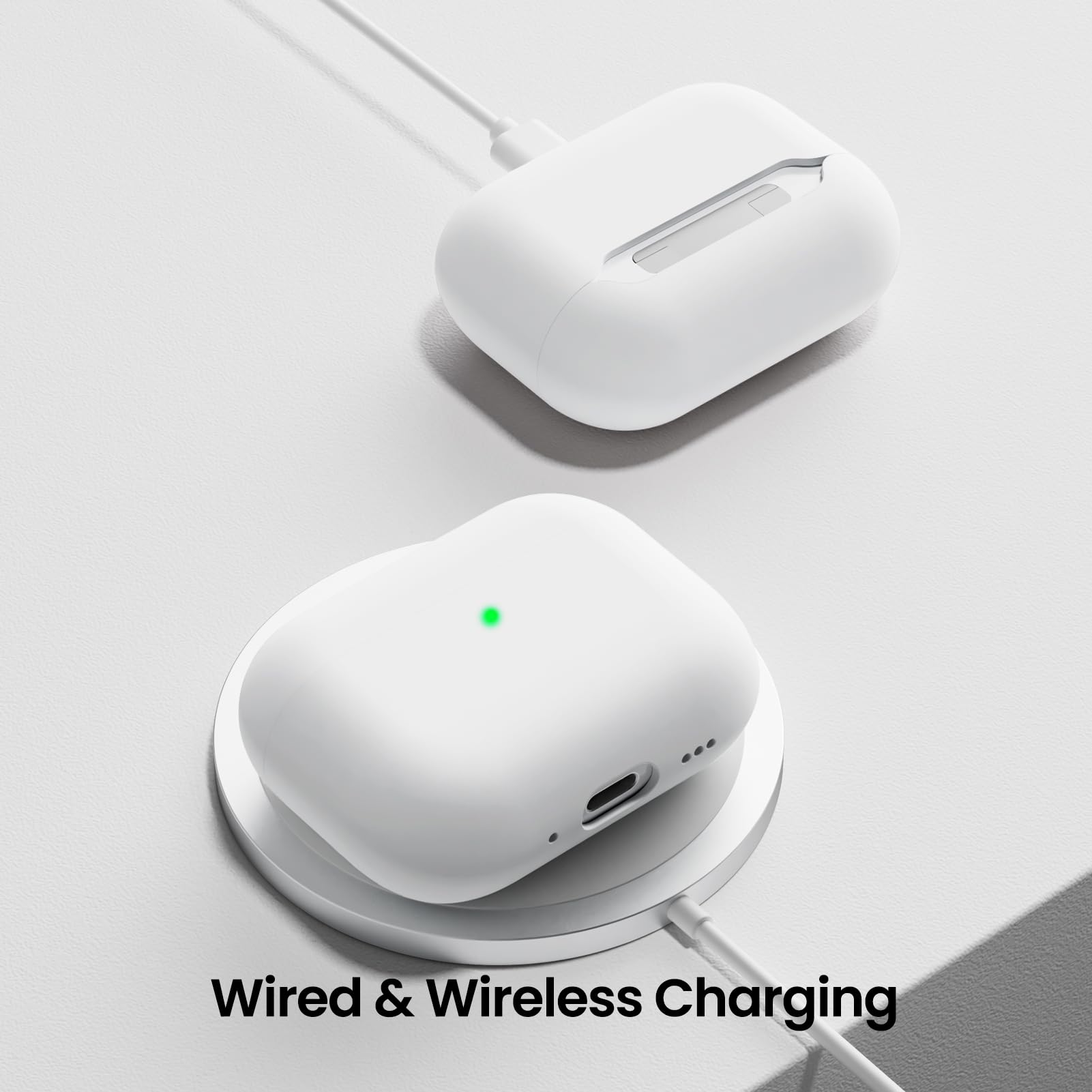 Ornarto Compatible with AirPods Pro 3 Case 2025, Full Protective