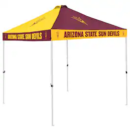 Logo Brands - Arizona State Sun Devils 9' x 9' Checkerboard Canopy Tent - Maroon