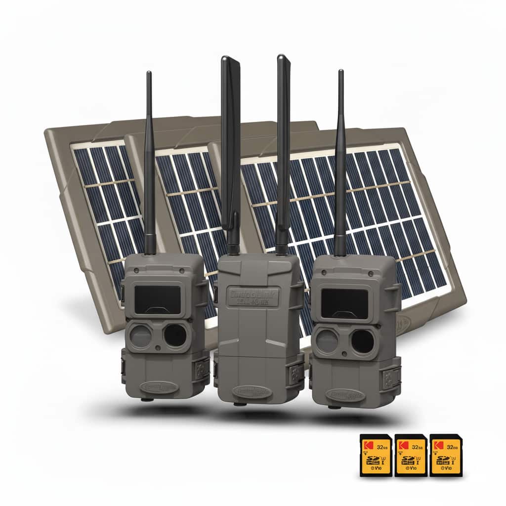 Cuddeback - CuddeLink 2+1 Starter Kit with Cell Home and IR Remote Cameras Bundle