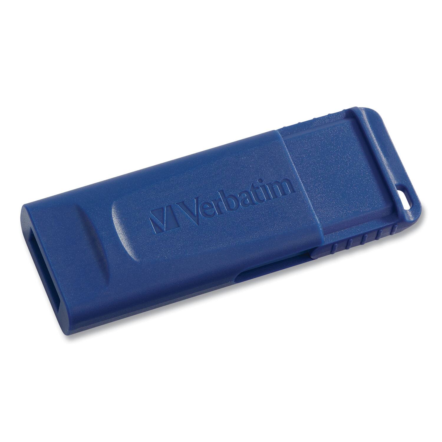 Alt View 4. Verbatim - Verbatim 99810 16 GB Classic USB 2.0 Flash Drive - Blue (5/Pack) - Blue.