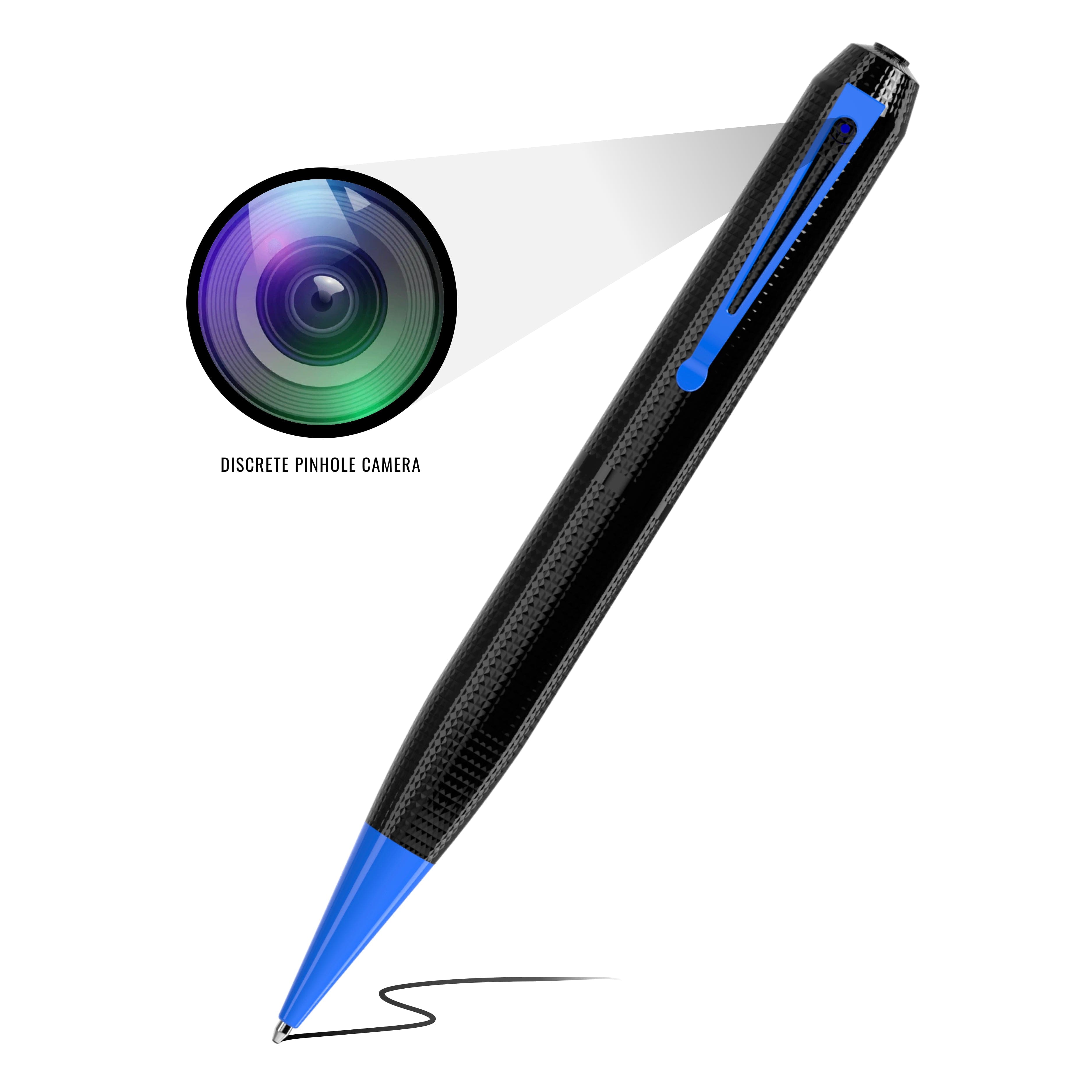iSpyPens - iSpyPen Pro X 16GB Professional Grade Spy Pen Camera - Sapphire Blue