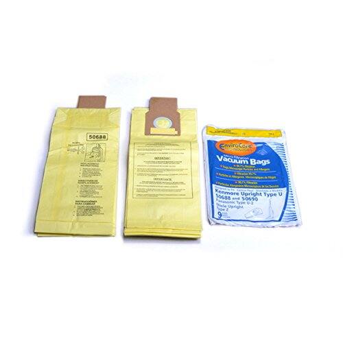 50688 EnviroCore Vacuum Bags Kenmore Upright Type U 50688 and 50690 Palasoric Sype 2 wid Upright Yoe 2 9