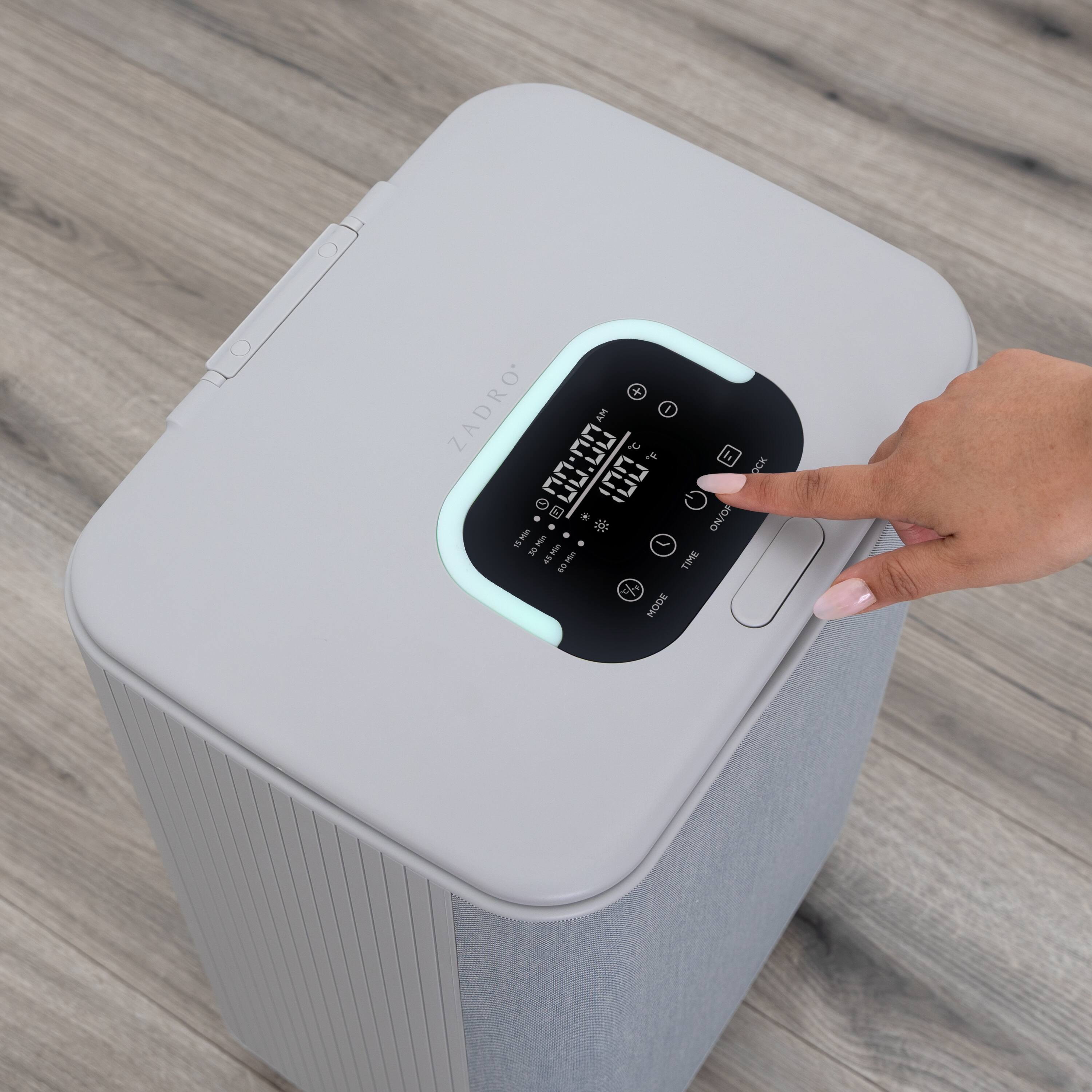 ZADRO

100°F
100°C

MODE
TIME
ON/OFF

PROFILE