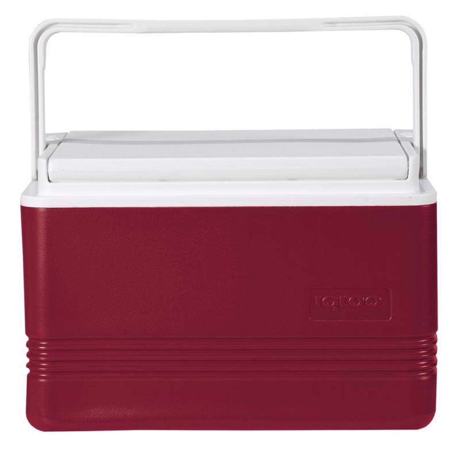 Left. Igloo - IGLOO Legend 6-Can Cooler, Red - Red.
