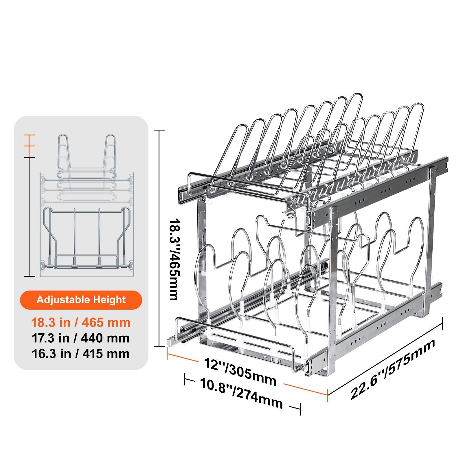 Adjustable Height  
18.3 in / 465 mm  
17.3 in / 440 mm  
16.3 in / 415 mm  

18.3" / 465mm  
10.8" / 274mm  
12" / 305mm  
22.6" / 575mm  

305mm  
1247mm  
22.6" / 575mm
