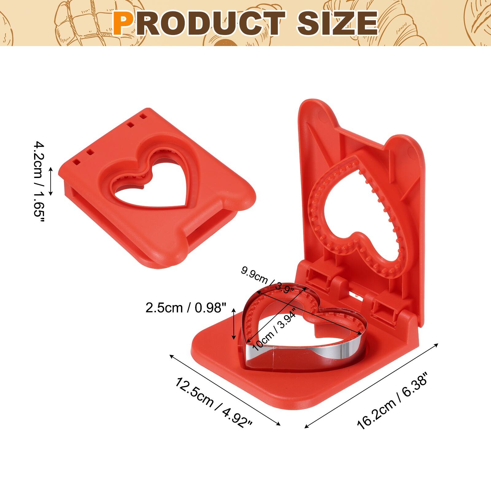 PRODUCT SIZE

4.2cm / 1.65"  
9.9cm / 3.9"  
2.5cm / 0.98"  
12.5cm / 4.92"  
10cm / 3.94"  
16.2cm / 6.38"