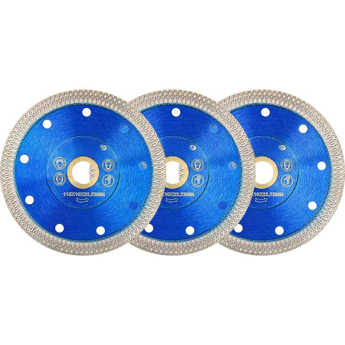 JETRANSPORT - 10pcs 4" Tile For Porcelain Tiles Granite 115mm Angle 【Size & Material】: This tileis made of quality metal all - 4.5“Blue-3PCS