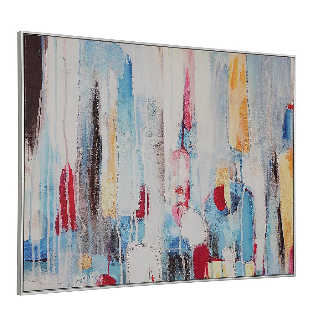 Carolina Chair & Table Rainy Forest Abstract Wall Art Large Multicolor ...