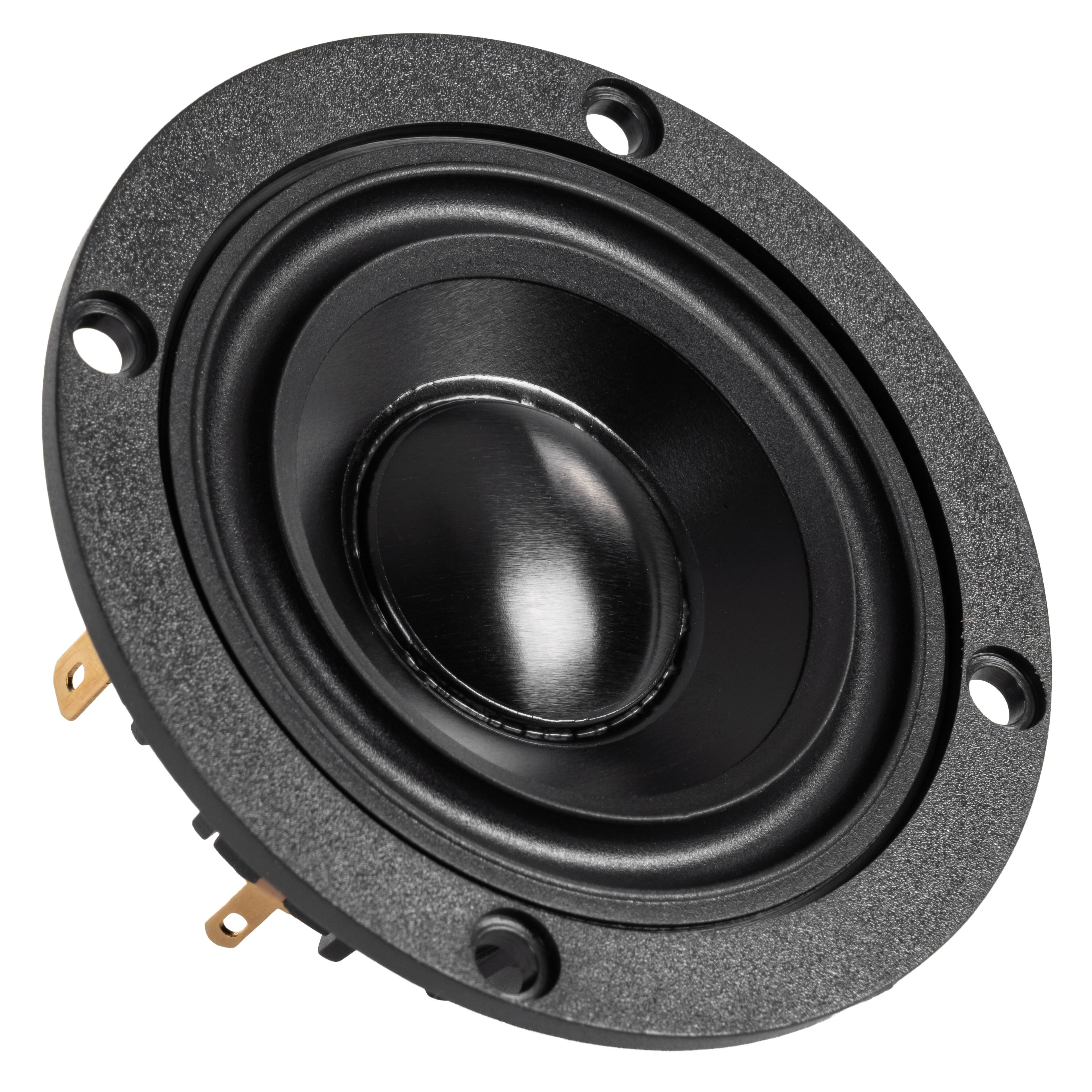 Alt View 1. NVX - XQS2 200W Peak (100W RMS) 2.5in X-Series NEO Midrange Speakers with adapters for select GM, Mopar, Toyota, Subaru and.