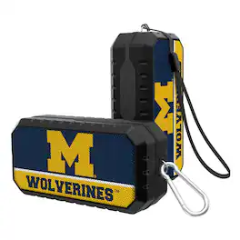 Keyscaper - Michigan Wolverines End Zone Water Resistant Bluetooth Speaker - Multicolor