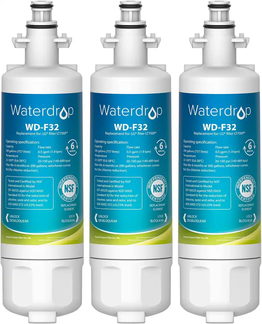 Waterdrop WD LT700P 3 Refrigerator Water Filter 3 Pack White Best Buy waterdrop-wd-lt700p-3-refrigerator-water-filter-3-pack-white-best-buy