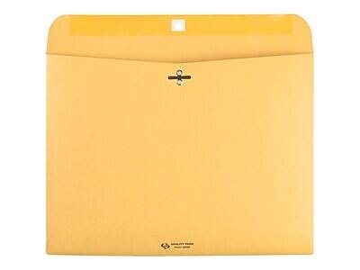 Alt View 1. Quality Park - Clasp Kraft Catalog Envelopes, 9"L x 12"H, 100/Box - Kraft.