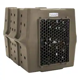 Dakota 283 - Canine Rough and Tough Economy Pet Kennel, Large, Coyote Granite
