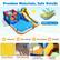 Premium Materials, Safe Details
- 420D Oxford Cloth
- Waterproof
- Wear-resistant
- Tear-resistant
- Colorfast
- Double Stitching
- Dense Mesh Wall
- Accessible Crawl-thru Door
- Heightened Handrails
- 14"