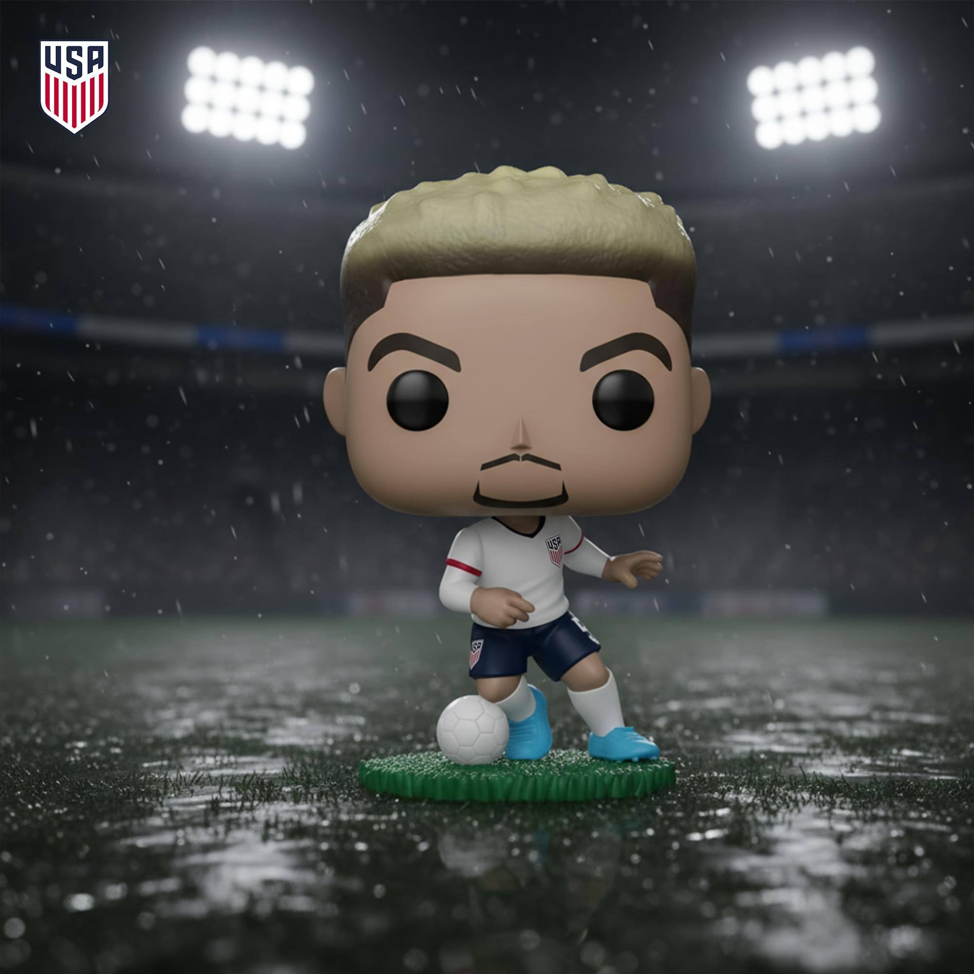 Alt View 3. Funko - USA Funko POP Football | Antonee Robinson - White.
