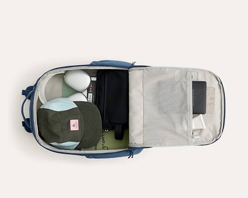 Alt View 1. Bagsmart - Moss 22L Backpack, 180° Full-Opening Work & Commute Daypack with 15.6" Laptop Sleeve for Daily Use - Black.