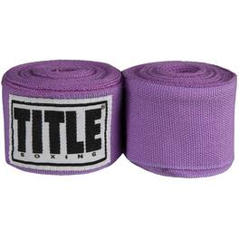 TITLE Boxing - 180" Semi Elastic Mexican Handwraps - Light Purple