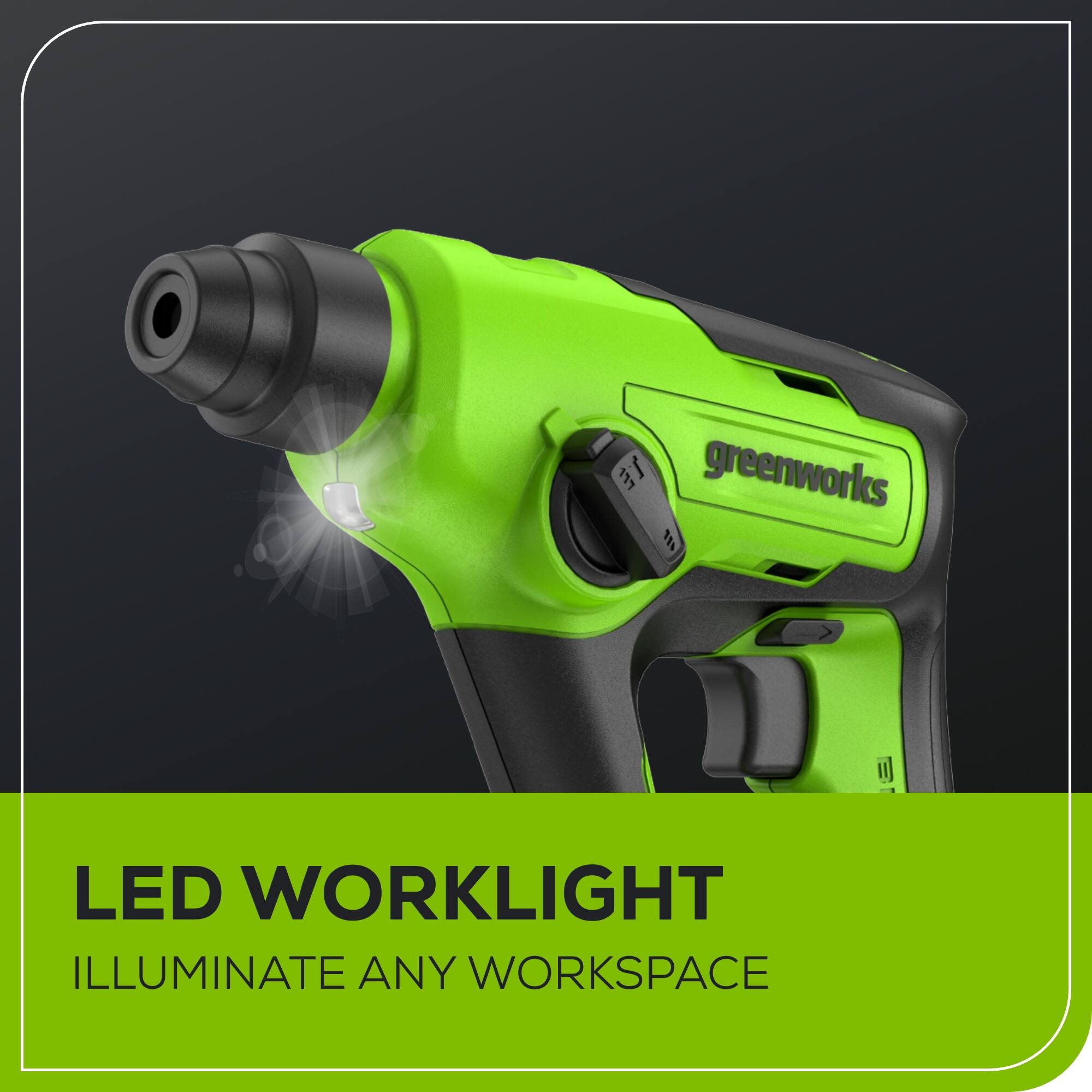 T greenworks 11 LED WORKLIGHT ILLUMINATE ANY WORKSPACE