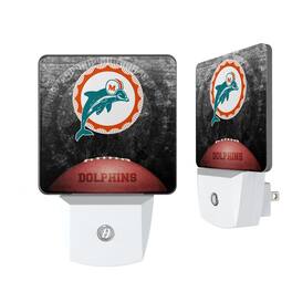 Keyscaper - Miami Dolphins Legendary Design Nightlight 2-Pack - Multicolor