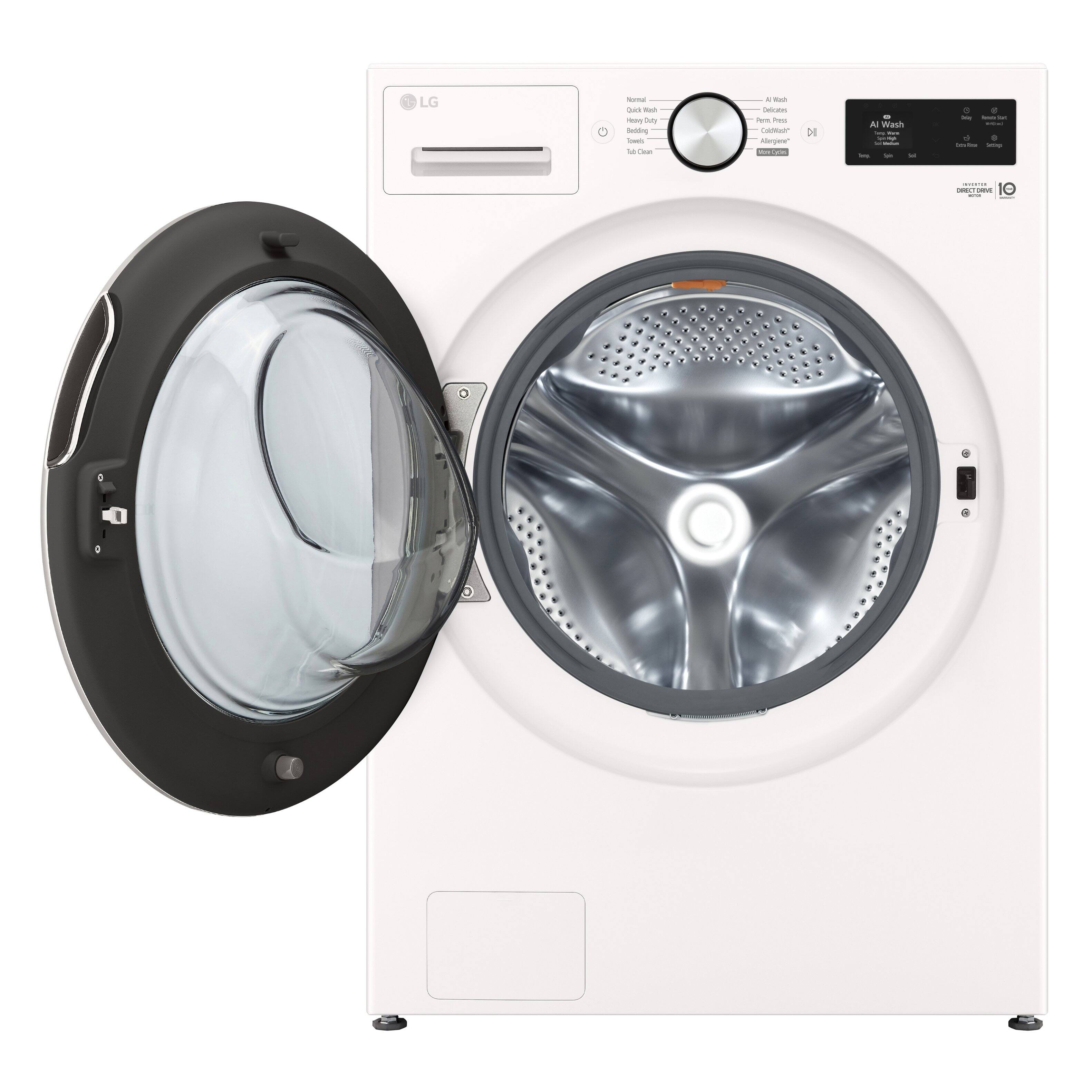 LG

AI Wash

Normal
Quick Wash
Delicates
Bedding
Towels
Allergen+
Towels+

AI Wash
Delicates
Bedding
Allergen+
Towels+

ENERGY STAR

10