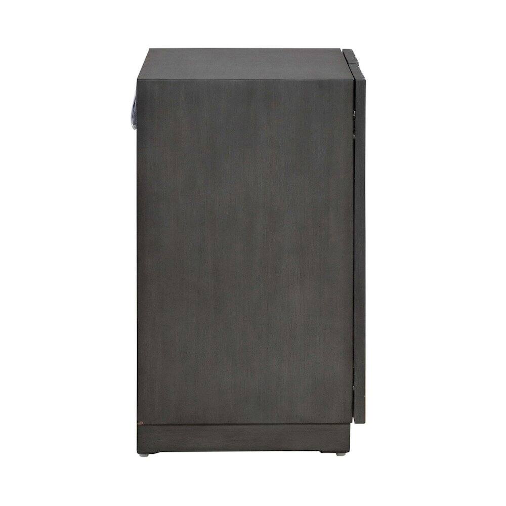 Back. Liberty Furniture Industries - Fiore Storage 2 Door Accent Cabinet Eclectic Dancing Gold Flame - Satin Espresso - Satin Espresso.