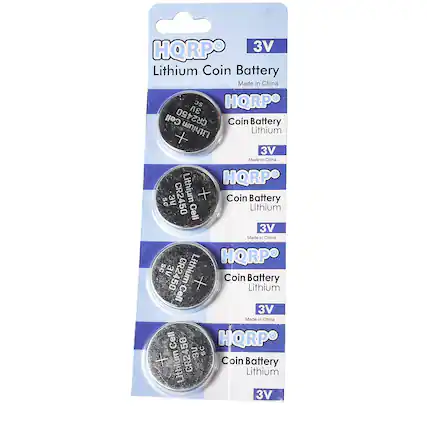 HQRP 3V Lithium Coin Battery Made in China
HQRP Cell CR2450 Coin Battery Lithium
3V Made in China
HQRP DS 3V CR2450 Lithium Coin Battery Lithium Cell
3V Made in China
HQRP SC av Lithium CR2450 Coin Battery Lithium Cell
3V Made in China
Cell HQRP CR2450 3 Sc + Lithium Coin Battery Lithium 3V