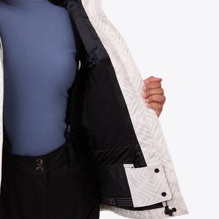 Alt View 8. Mobile Warming - Women's Denali Heated Snow Jacket - Geo.