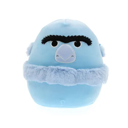 Front. Kellytoy - The Muppets Squishmallows 8 Inch Plush | Sam the Eagle - Blue.