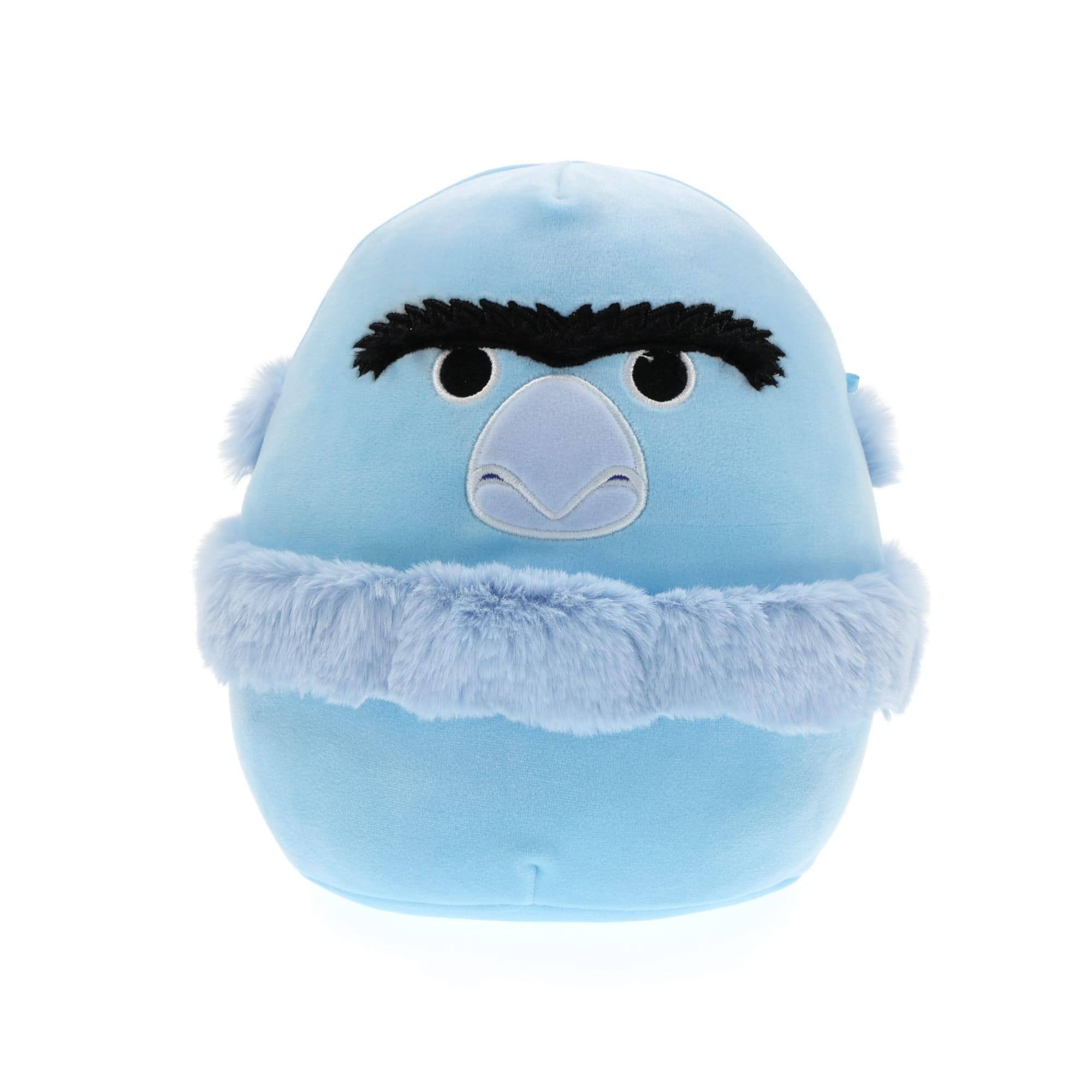 Front. Kellytoy - The Muppets Squishmallows 8 Inch Plush | Sam the Eagle - Blue.