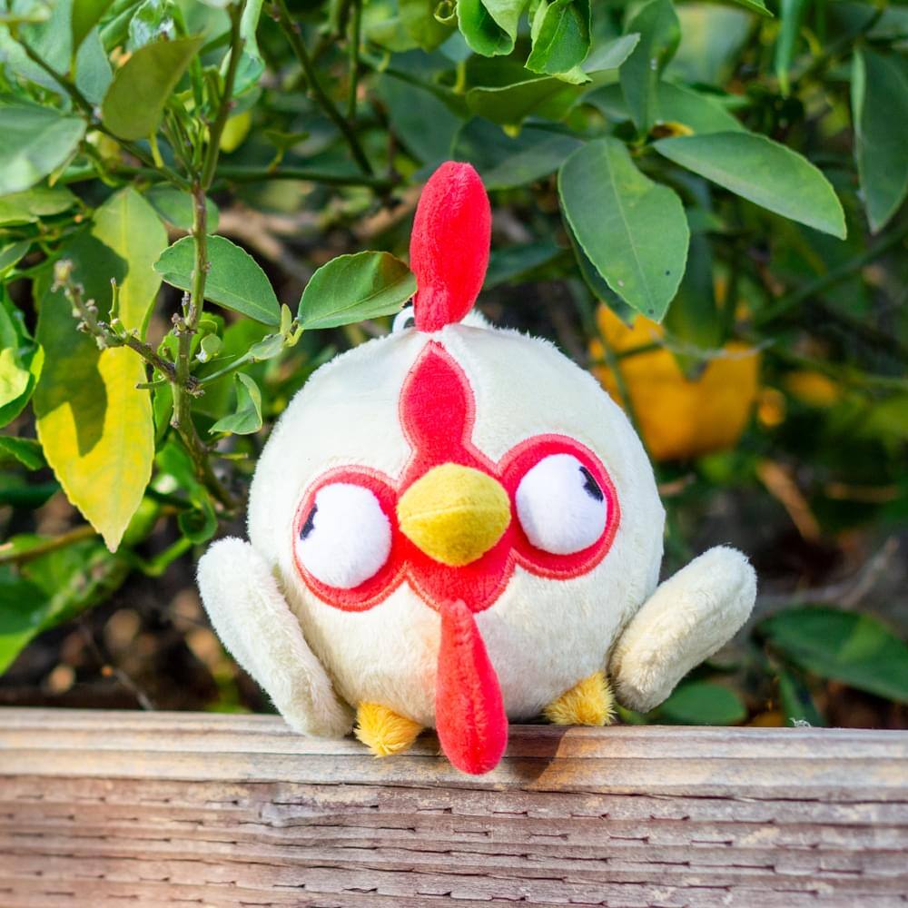 Alt View 1. Imaginary People - Slime Rancher 4.5 Inch Hen Hen Plush - Red.